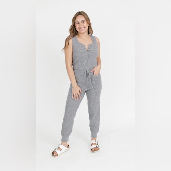 Smash and Tess Megan Waffle Jumpsuit - Picture 1 of 11